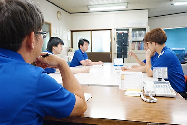 会議中の写真